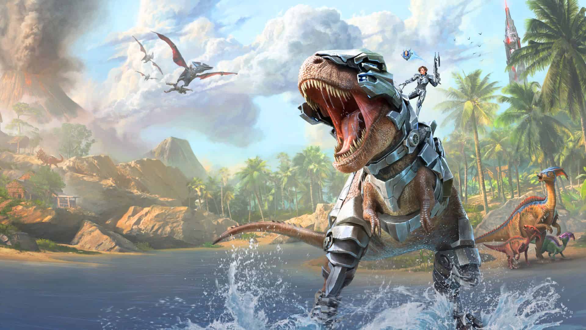 ark: survival evolved (2017) game icons banners