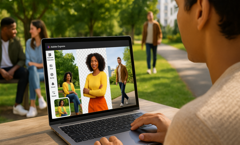 Adobe Express bg remove