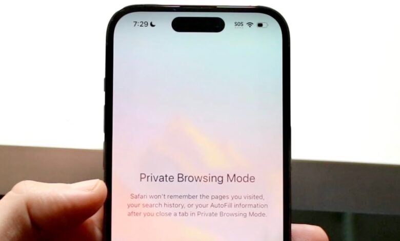 how to turn off privacy mode on iphone